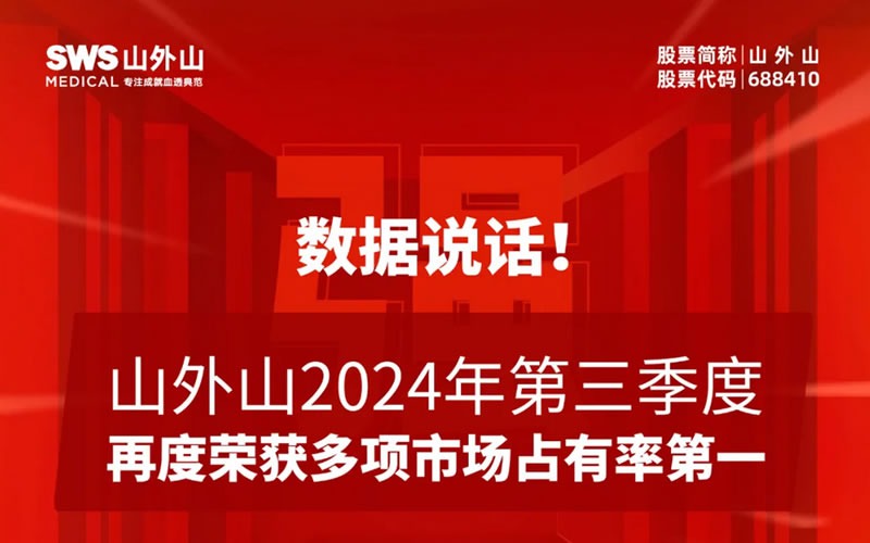 血液凈化龍頭2024年第三季度市場(chǎng)占有率再奪魁！